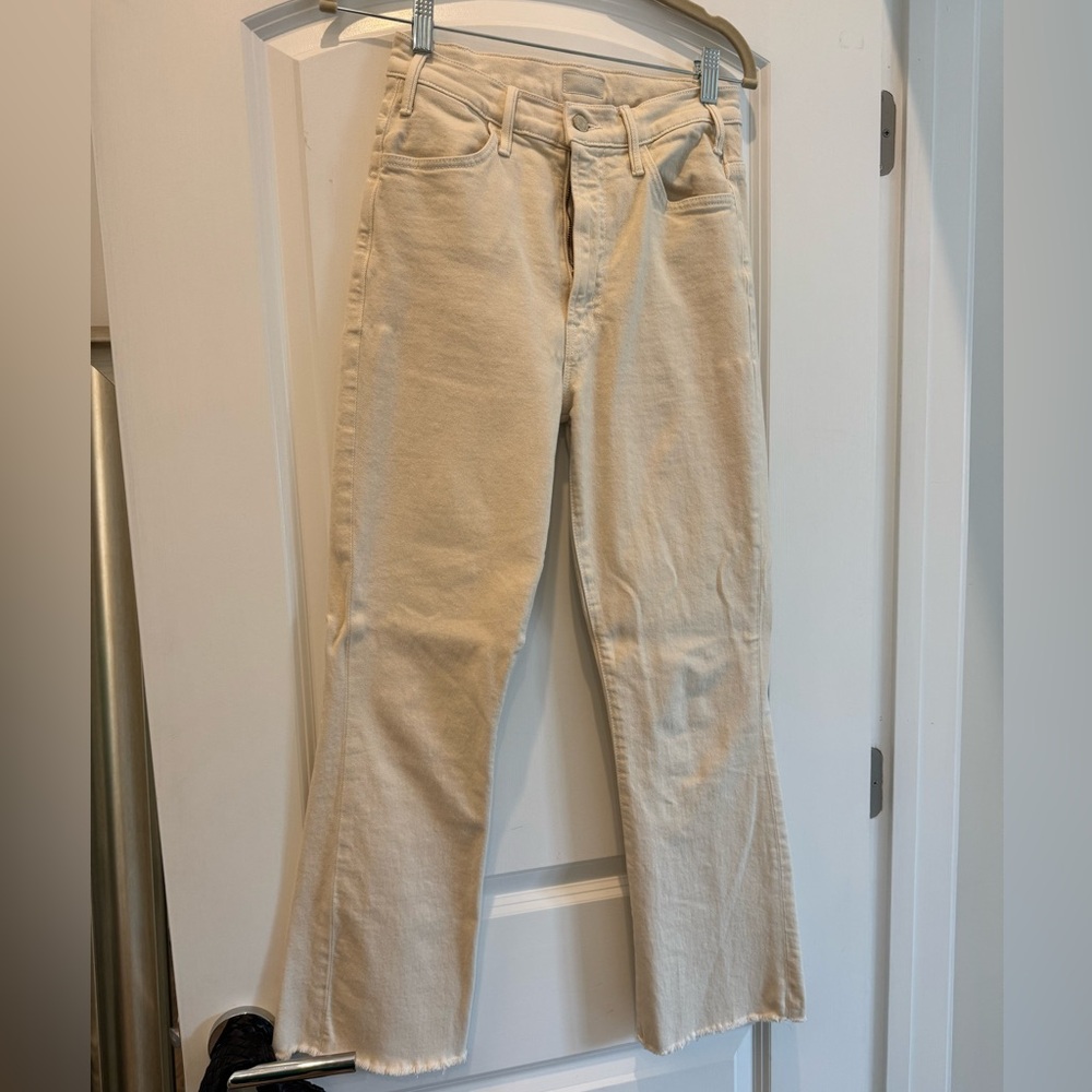 MOTHER The Hustler Ankle Fray Jeans